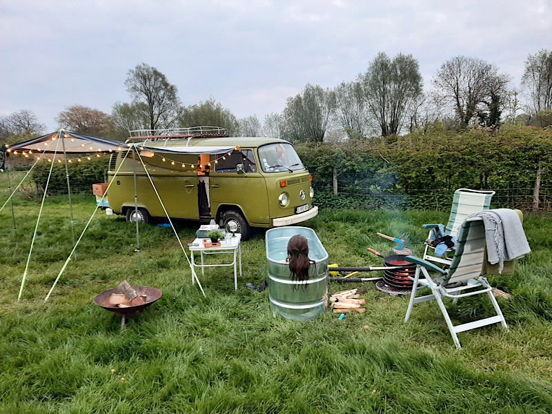 Kampeerplaats >100m² (p/n)